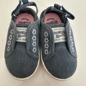 OshKosh B'gosh Denim Blue Kids Sneakers
